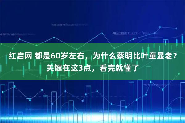 红启网 都是60岁左右，为什么蔡明比叶童显老？关键在这3点，看完就懂了